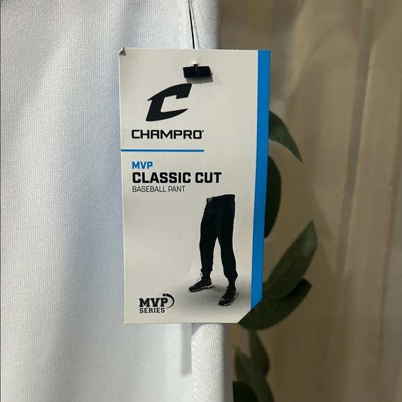 Champro Men's White Baseball Pants - Picture 2 of 4
